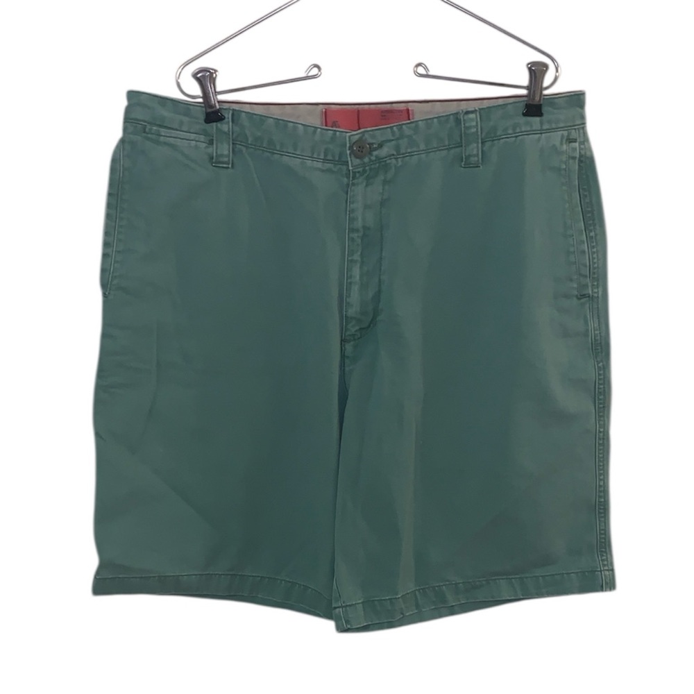 Arrow USA 100% Cotton Green Bermuda Khaki Mens Shorts Size 36